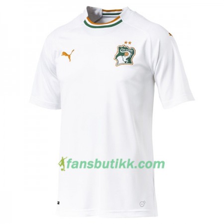 Fotballdrakt Elfenbenskysten Bortetrøye 2018 Kortermet